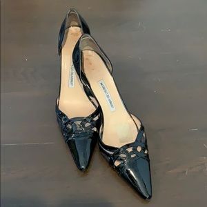 Manolo Blahnik beautiful patent pumps